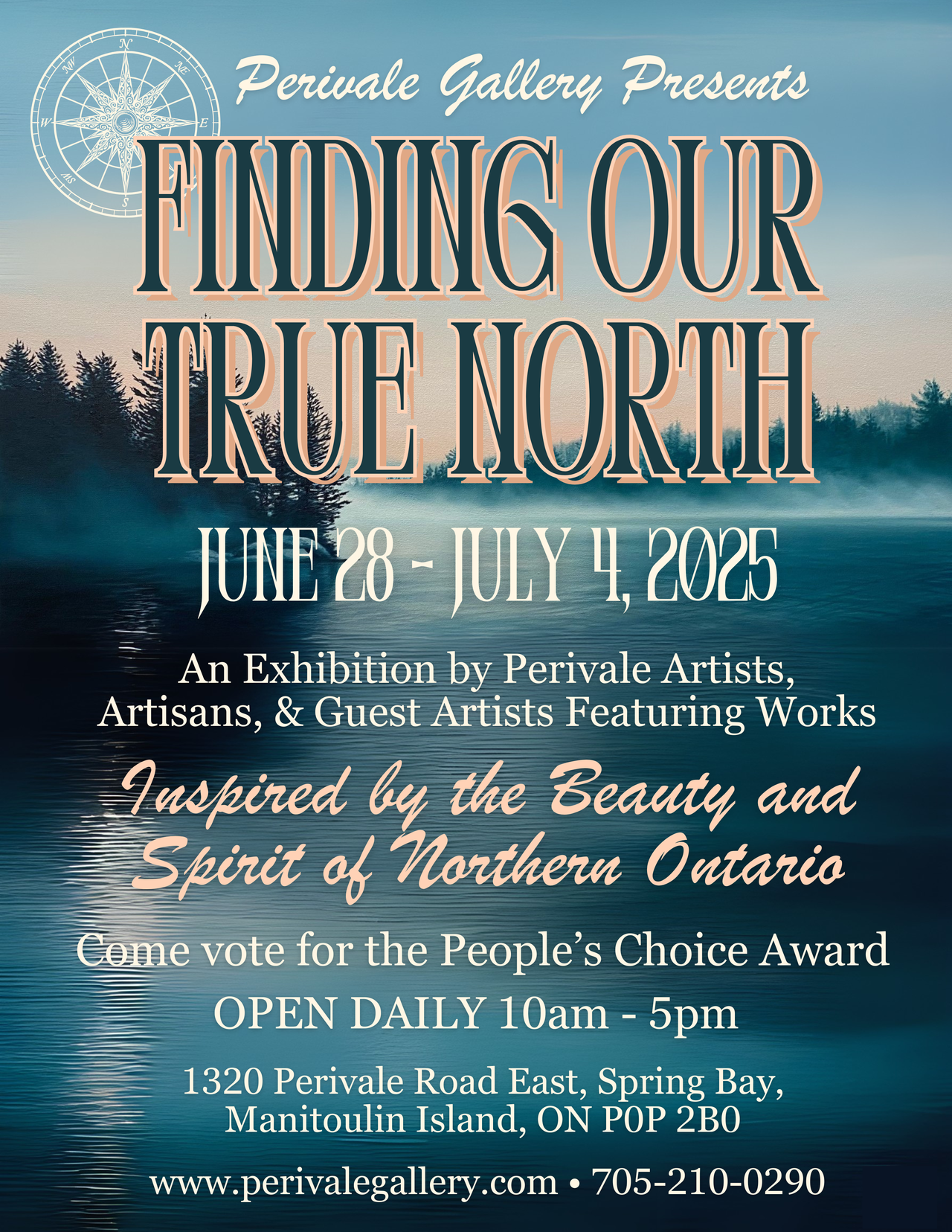Perivale Gallery Art Exhibit - finding our true north